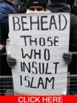 Islam Behead Sign